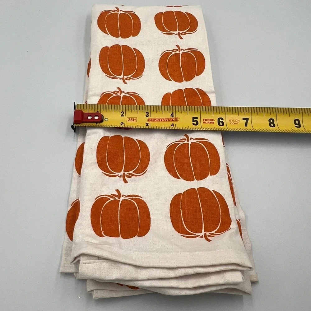Room Essentials Dish Towels Unisex OS Orange NWOT Pumpkin Pie Set of 2